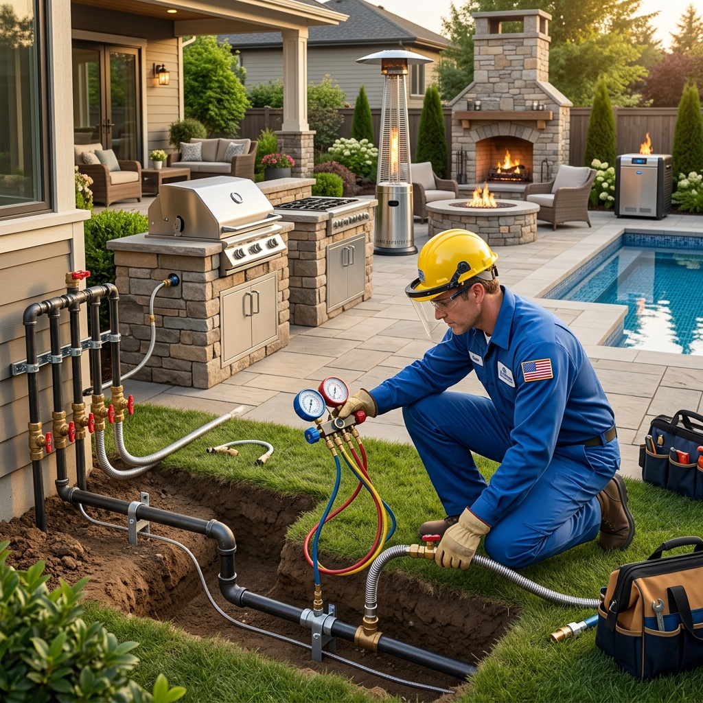 Outdoor Gas Lines