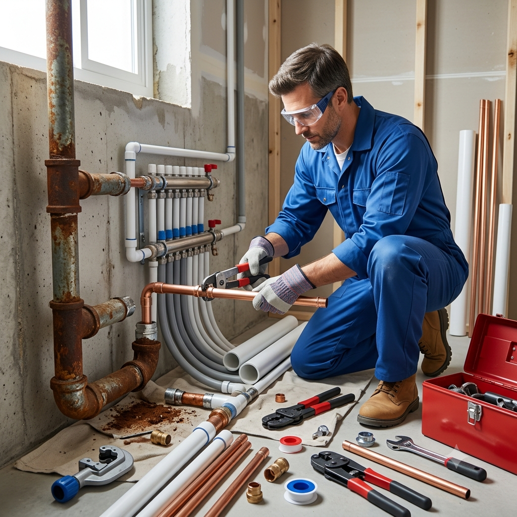 Pipe replacement repiping