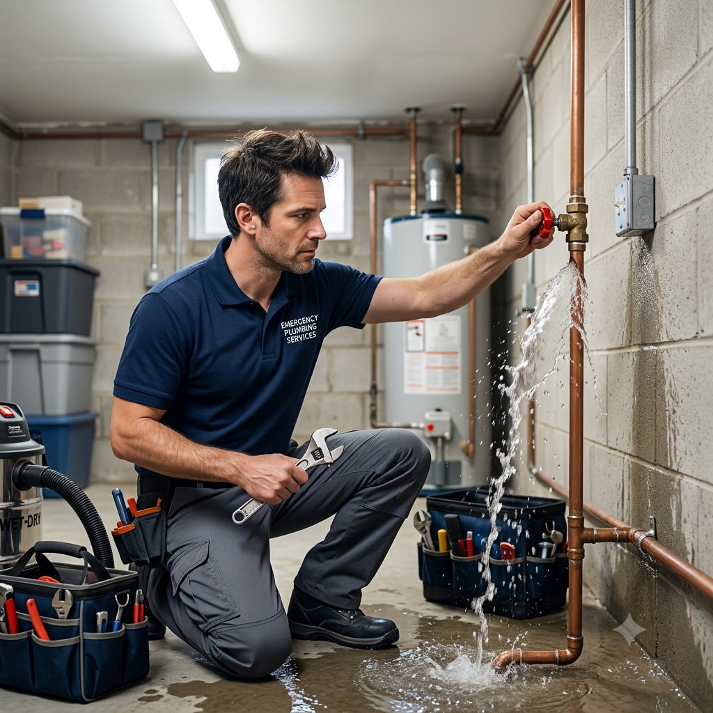 Emergency water leak response